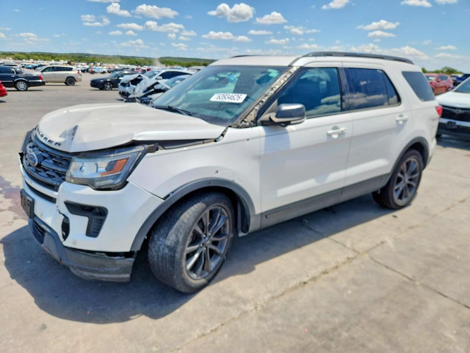 FORD EXPLORER 2018 with VIN 1FM5K7D8XJGB78172 - Photo from auction