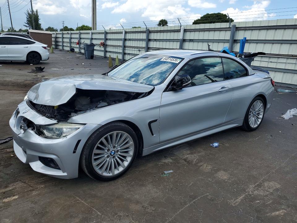 BMW 428 2015 with VIN WBA3V7C54FP772660 - Photo from auction