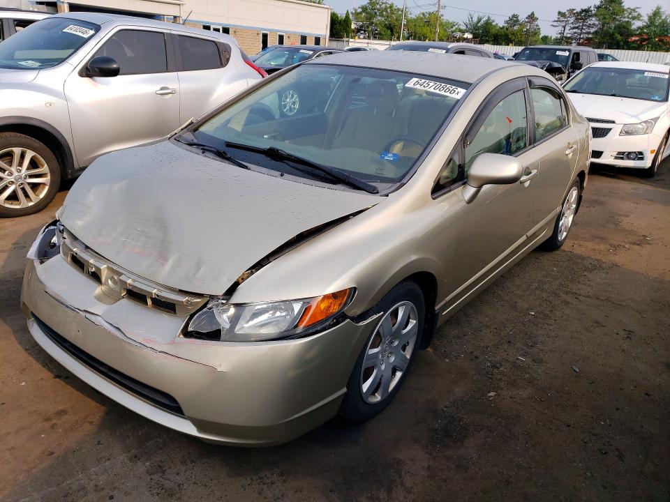 HONDA CIVIC 2008 with VIN 1HGFA16518L111054 - Photo from auction