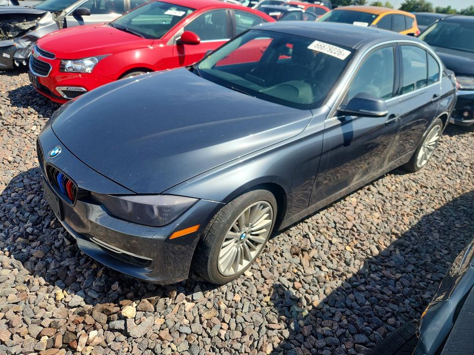 BMW 328 2014 with VIN WBA3B3C52EJ980653 - Photo from auction