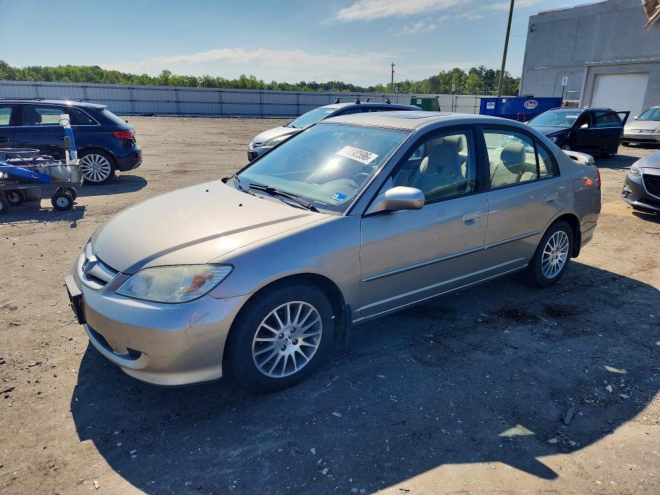 HONDA CIVIC 2005 with VIN 2HGES26795H552973 - Photo from auction