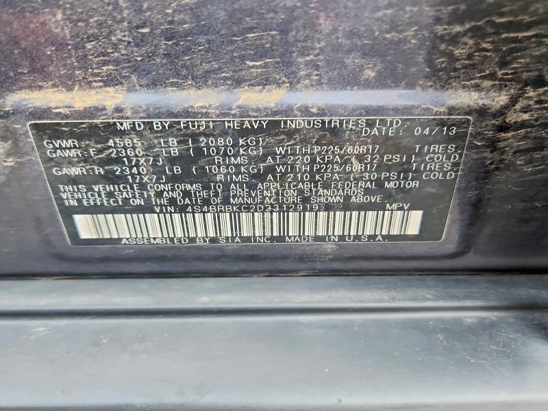 صورة رقم 14 من المزاد - 2013 SUBARU OUTBACK مع VIN 4S4BRBKC2D3312919
