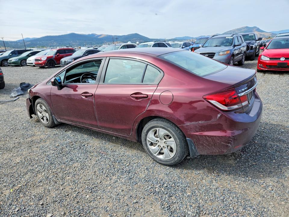 Photo 2 from auction – 2014 HONDA CIVIC with VIN 19XFB2F52EE243665