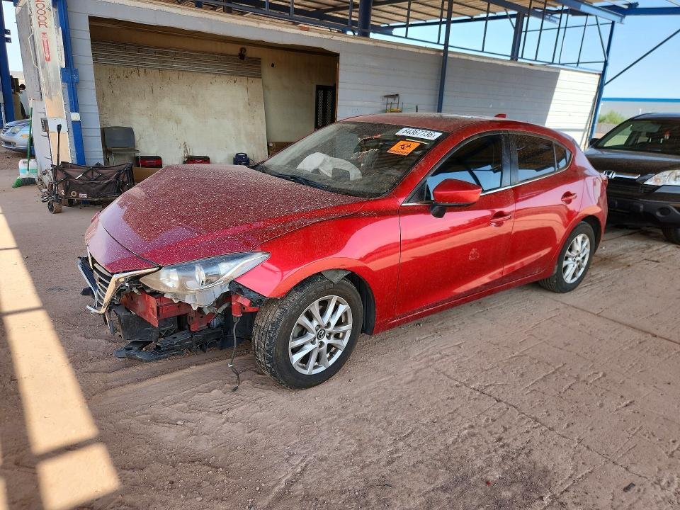 MAZDA 3 2014 with VIN JM1BM1M71E1203104 - Photo from auction