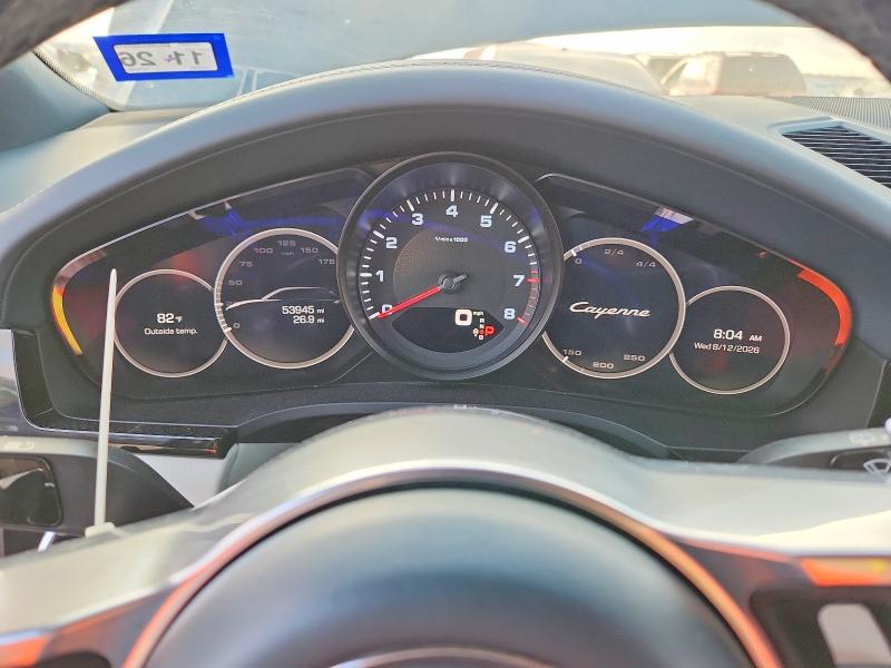 Photo 9 from auction – 2019 PORSCHE CAYENNE with VIN WP1AA2AY0KDA09678