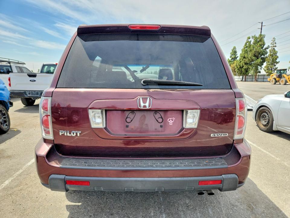 Photo 6 from auction – 2007 HONDA PILOT with VIN 2HKYF18487H509393