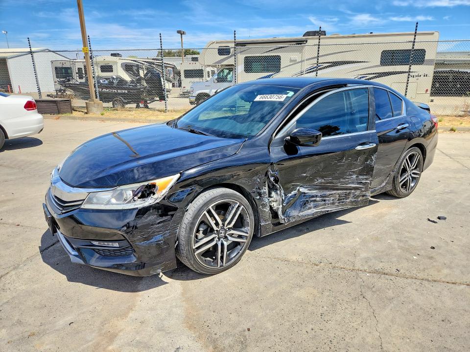 HONDA ACCORD 2017 with VIN 1HGCR2F16HA296549 - Photo from auction