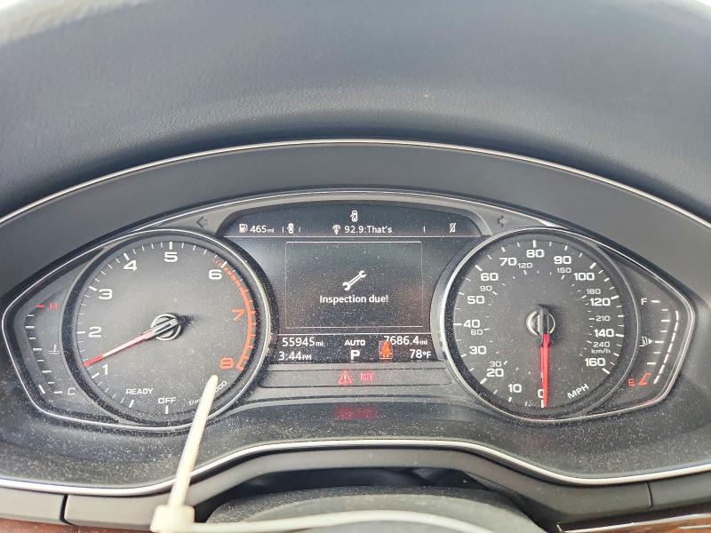 Photo 9 from auction – 2018 AUDI A4 with VIN WAUENAF49JA090068