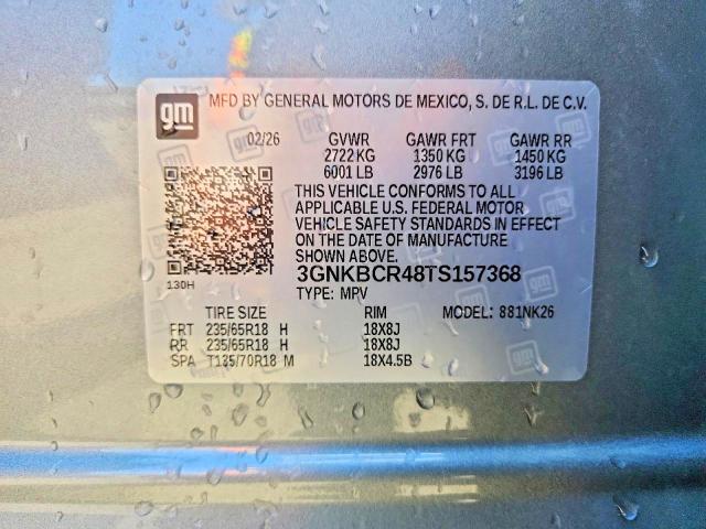 Photo 14 from auction – 2026 CHEVROLET BLAZER with VIN 3GNKBCR48TS157368
