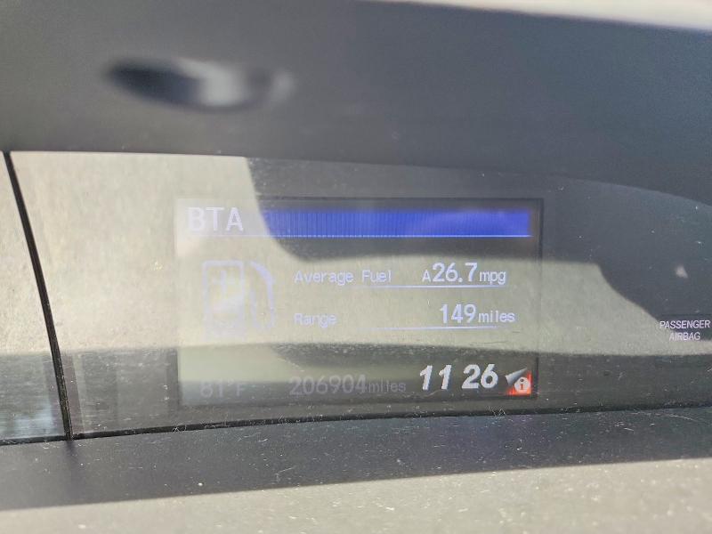 Photo 9 from auction – 2012 HONDA CIVIC with VIN 19XFB2F97CE037631