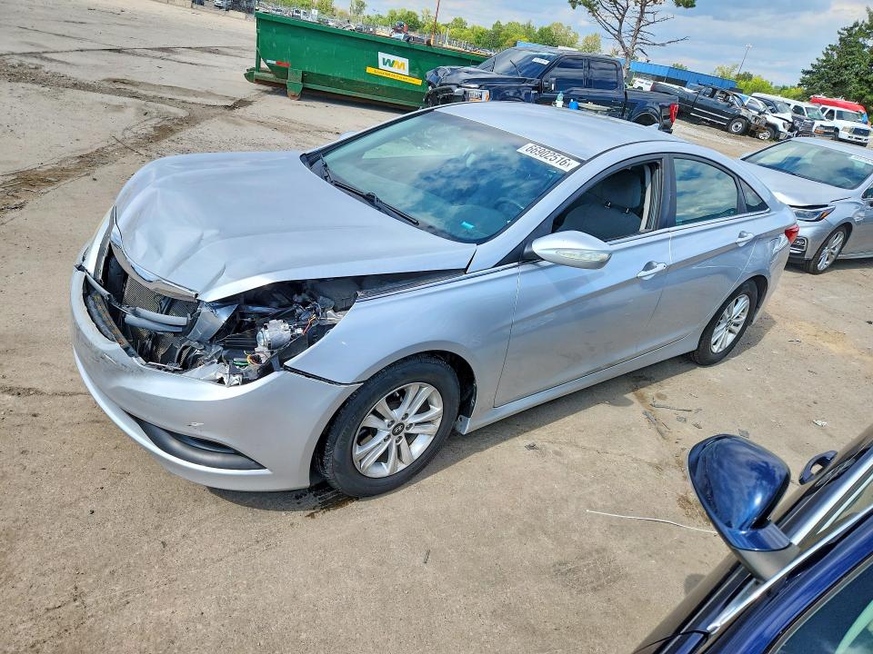 HYUNDAI SONATA 2014 с VIN 5NPEB4AC3EH906508 - Снимка от търг