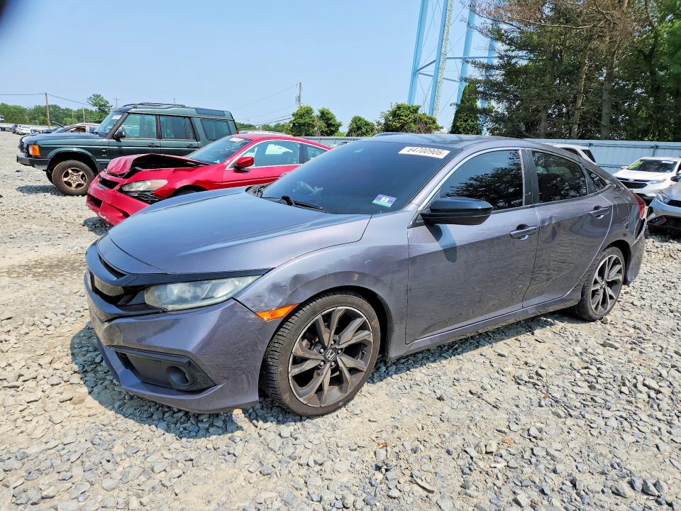 HONDA CIVIC 2019 مع رقم تعريف المركبة 2HGFC2F86KH502375 - صورة من المزاد