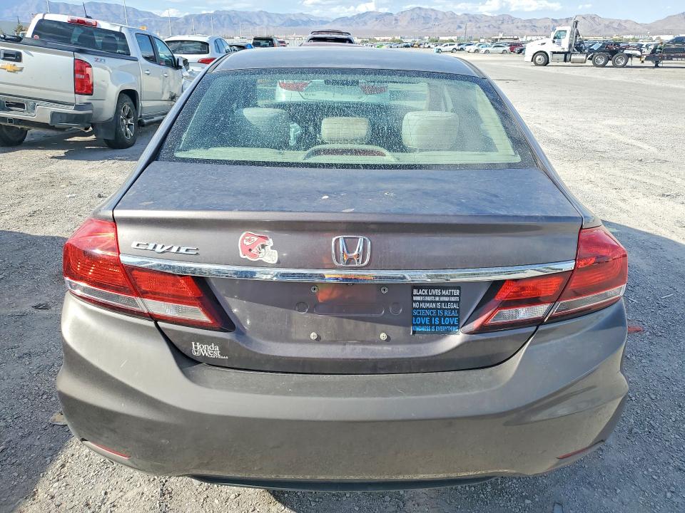 Photo 6 from auction – 2014 HONDA CIVIC with VIN 19XFB2F50EE048373