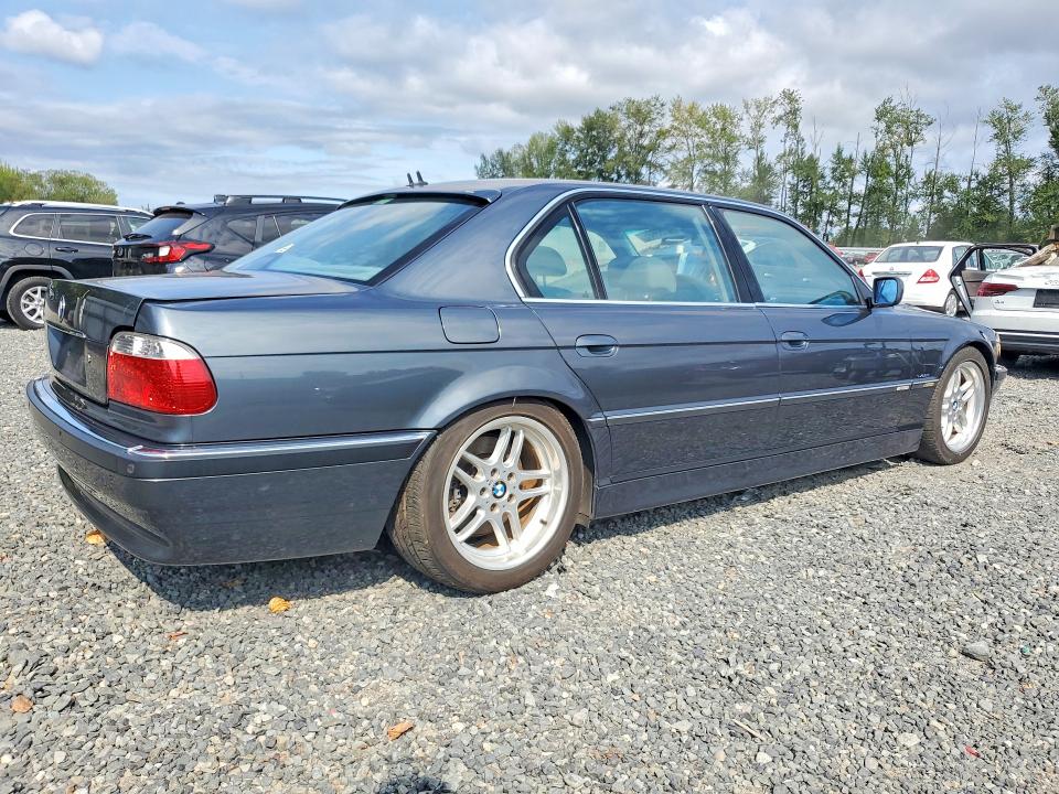 Photo 3 from auction – 1999 BMW 750 with VIN WBAGJ0333XDD73375