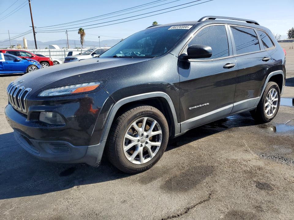 Photo 1 from auction – 2015 JEEP CHEROKEE with VIN 1C4PJLAB3FW663162