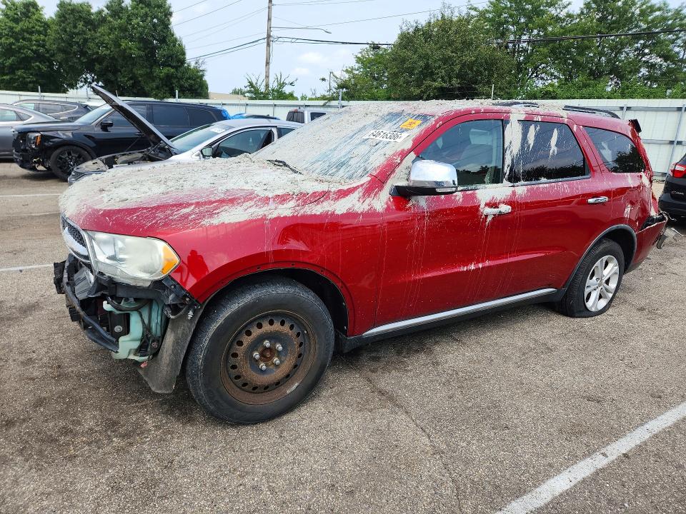 DODGE DURANGO 2011 with VIN 1D4RE4GG1BC598994 - Photo from auction