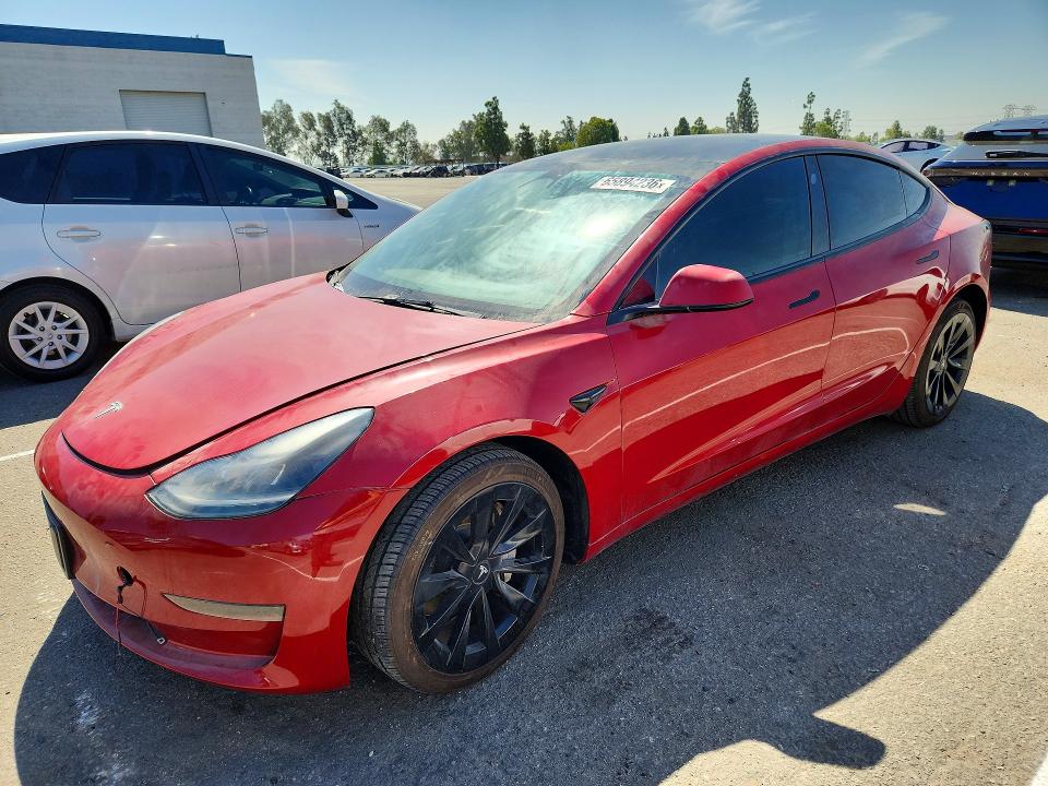 TESLA MODEL 3 2023 with VIN 5YJ3E1EA3PF448668 - Photo from auction