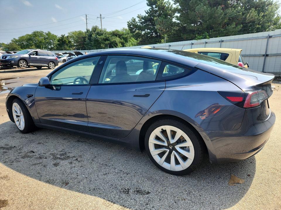 Photo 2 from auction – 2022 TESLA MODEL 3 with VIN 5YJ3E1EB4NF288967