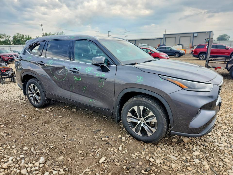 Photo 4 from auction – 2021 TOYOTA HIGHLANDER with VIN 5TDGBRCH0MS523410