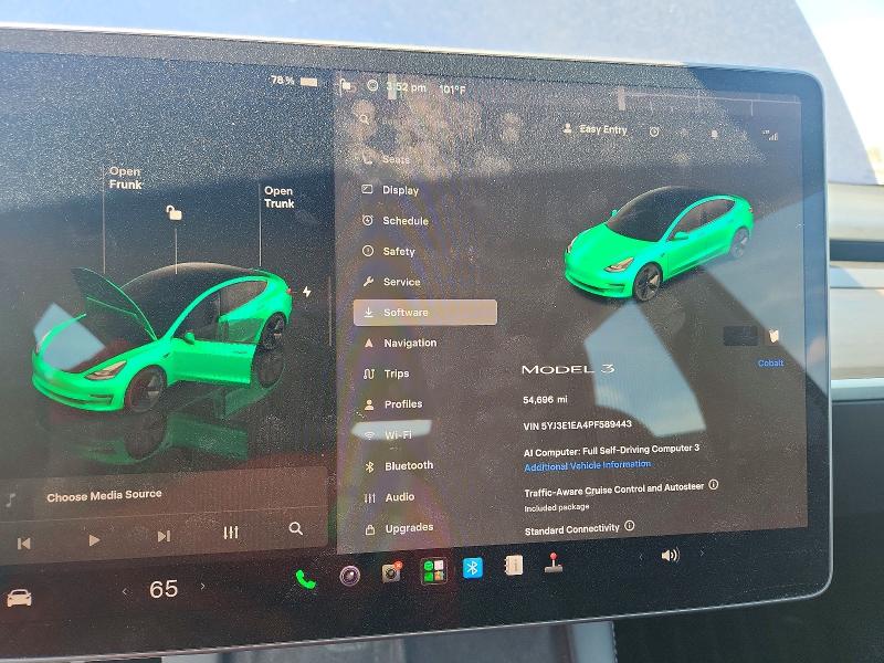 Фото 9 с аукциона – 2023 TESLA MODEL 3 с VIN 5YJ3E1EA4PF589443