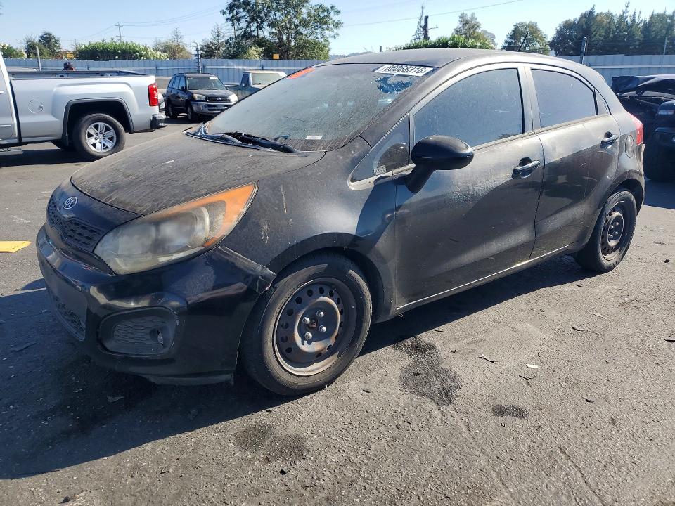 KIA RIO 2014 with VIN KNADM5A32E6346368 - Photo from auction