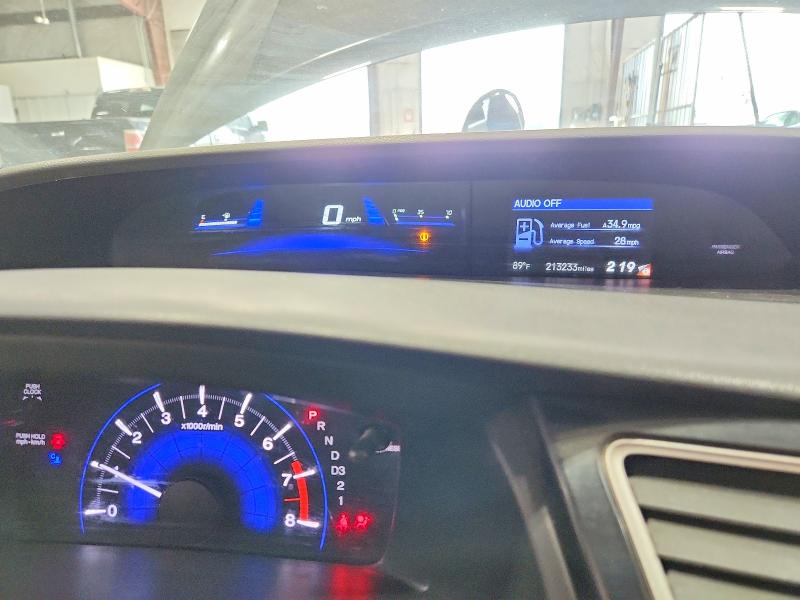 Photo 9 from auction – 2013 HONDA CIVIC with VIN 2HGFB2F54DH547097