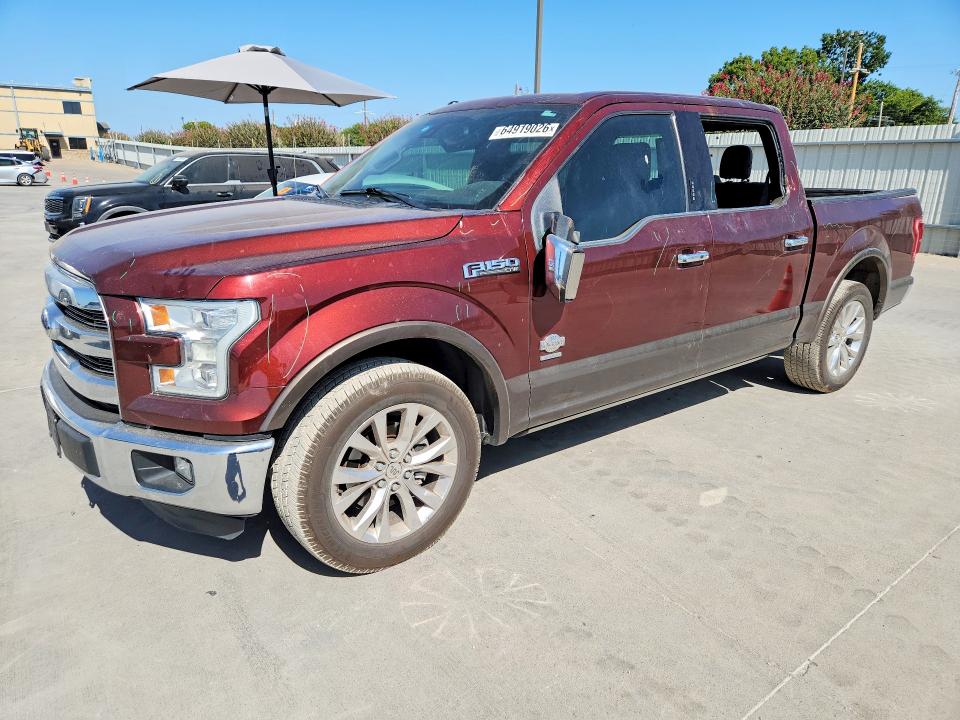 FORD F150 2015 with VIN 1FTEW1CG4FFD07308 - Photo from auction