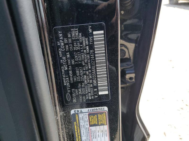 Photo 14 from auction – 2020 HYUNDAI TUCSON with VIN KM8J33A44LU214478