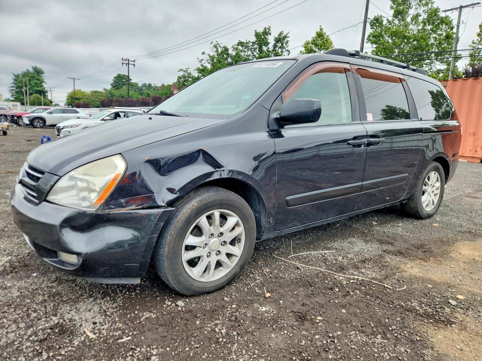 KIA SEDONA 2008 with VIN KNDMB233786204347 - Photo from auction