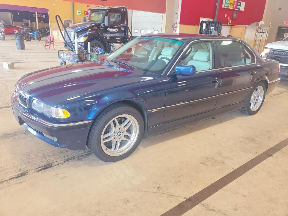 BMW 740 2001 with VIN WBAGH83481DP25938 - Photo from auction