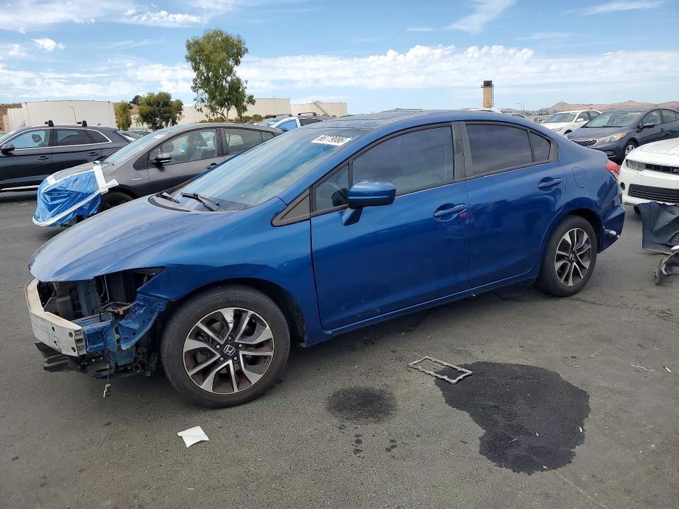 HONDA CIVIC 2015 с VIN 2HGFB2F87FH527441 - Снимка от търг