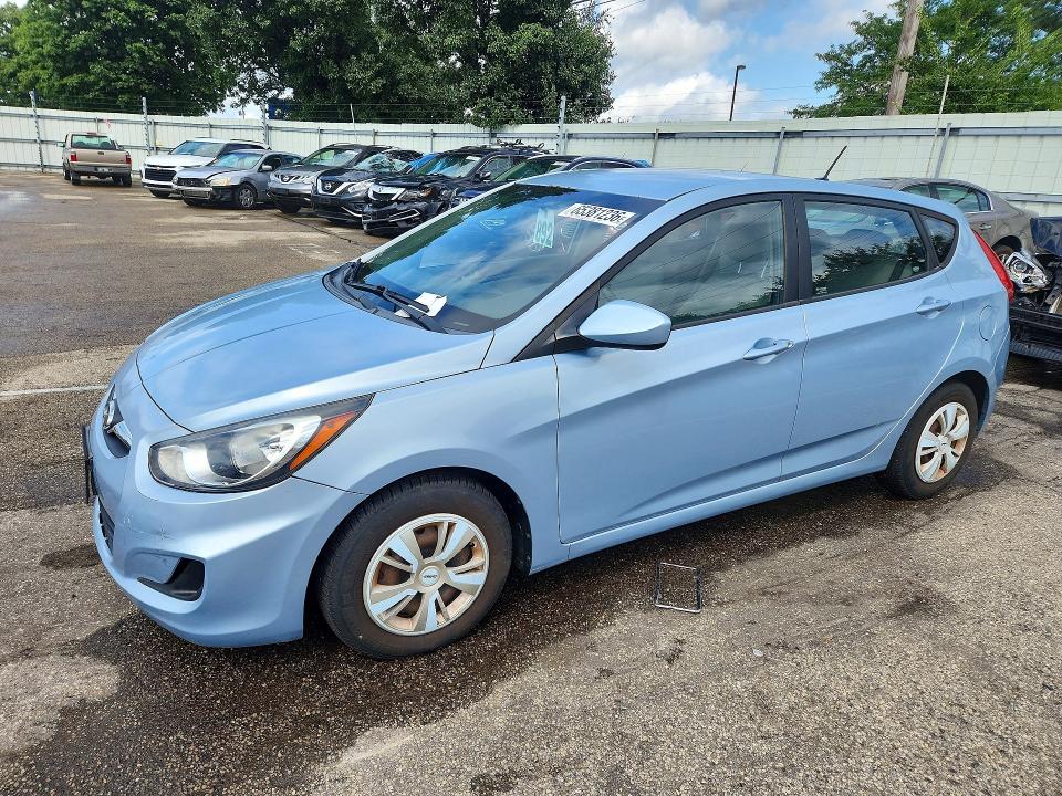 HYUNDAI ACCENT 2012 with VIN KMHCT5AE0CU003050 - Photo from auction