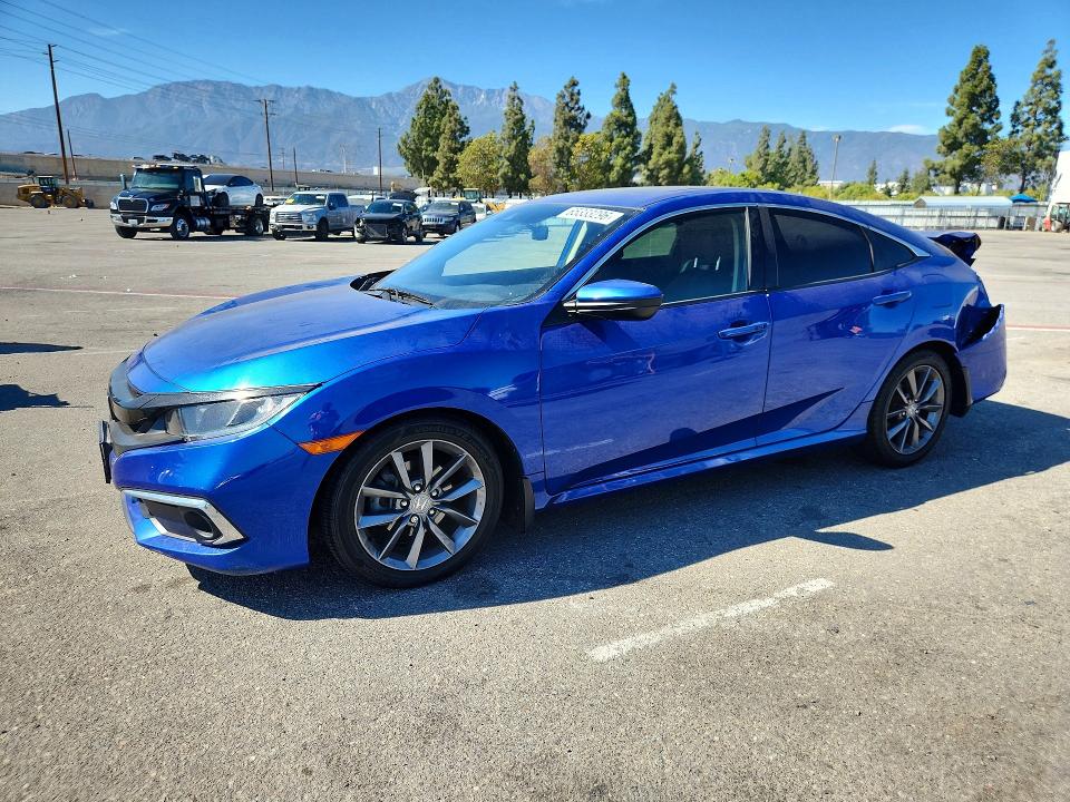 HONDA CIVIC 2019 с VIN JHMFC1F38KX010583 - Снимка от търг