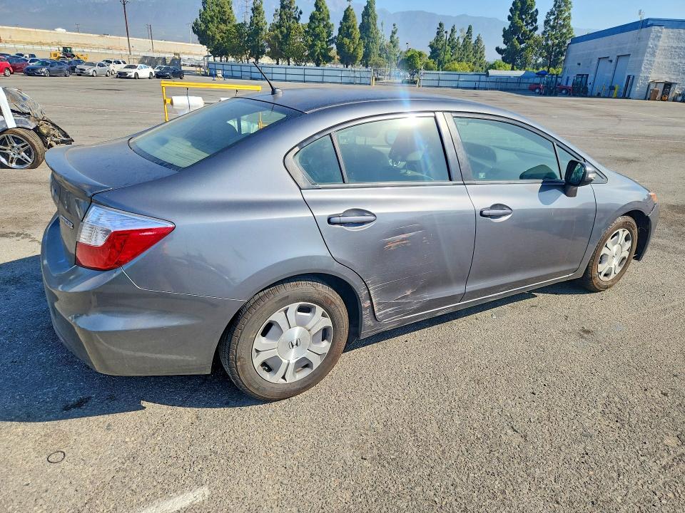 Photo 3 from auction – 2012 HONDA CIVIC with VIN JHMFB4F39CS001698