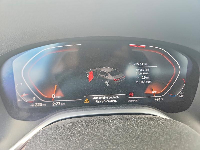 Photo 9 from auction – 2022 BMW 750 with VIN WBA7U2C02NCJ91319