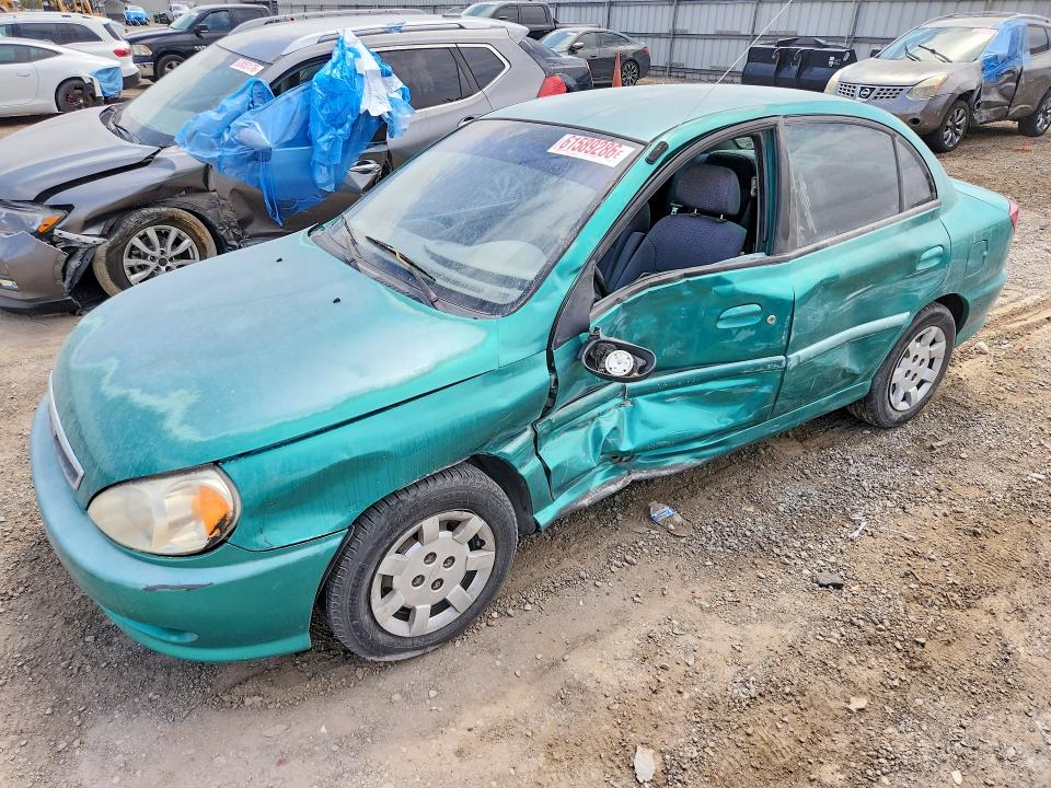KIA RIO 2002 with VIN KNADC123626179843 - Photo from auction