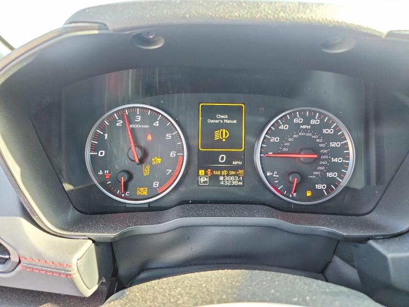 Photo 9 from auction – 2022 SUBARU WRX with VIN JF1VBAN67N8007318
