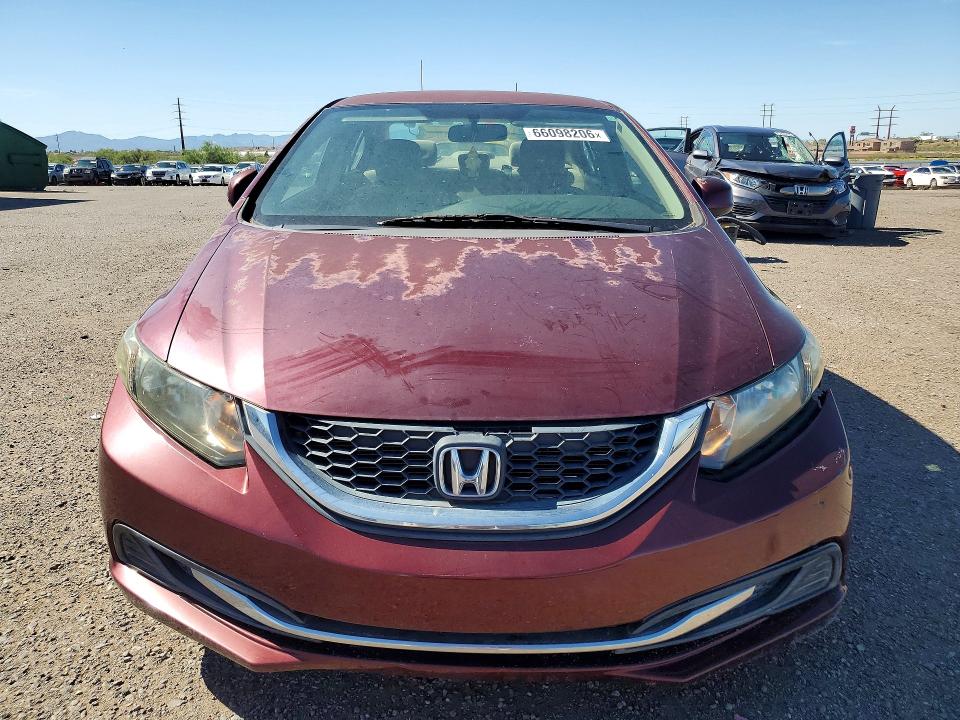 Photo 5 from auction – 2013 HONDA CIVIC with VIN 2HGFB2F52DH578588