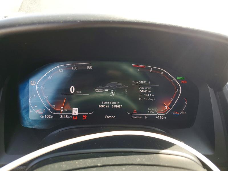 Photo 9 from auction – 2020 BMW 840I with VIN WBAAE2C01LCD01392