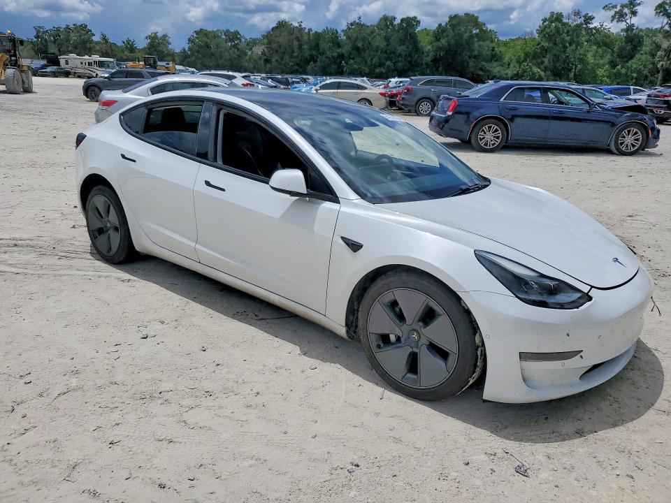Photo 4 from auction – 2021 TESLA MODEL 3 with VIN 5YJ3E1EA9MF027422