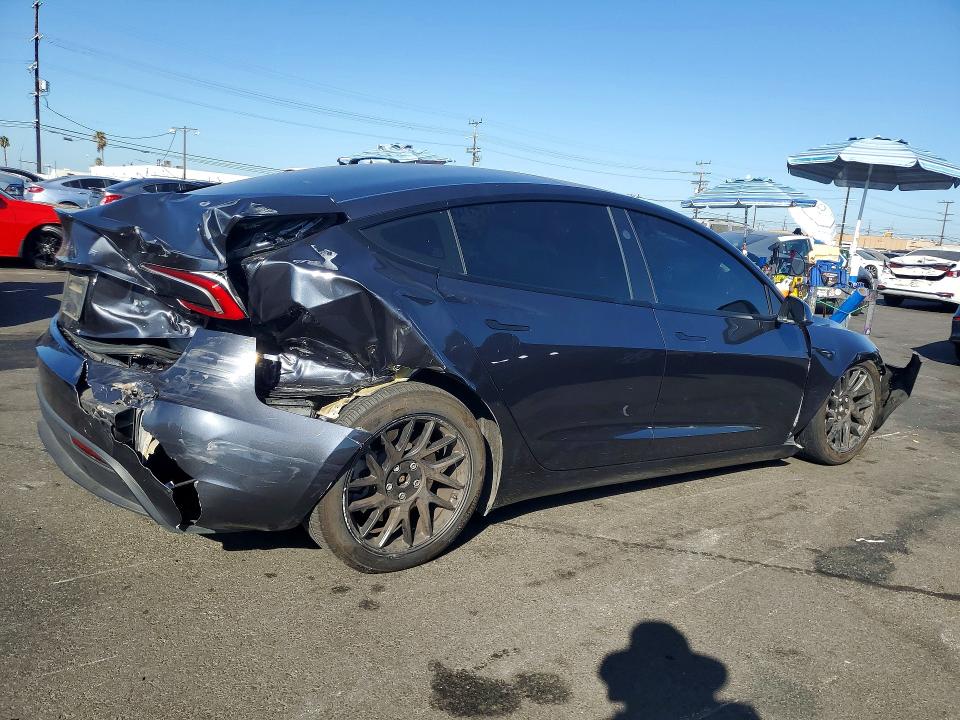 Photo 3 from auction – 2025 TESLA MODEL 3 with VIN 5YJ3E1EA8SF940301