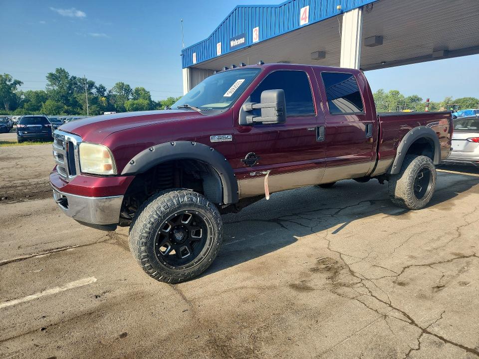 FORD F250 2006 with VIN 1FTSW21P56EB25845 - Photo from auction