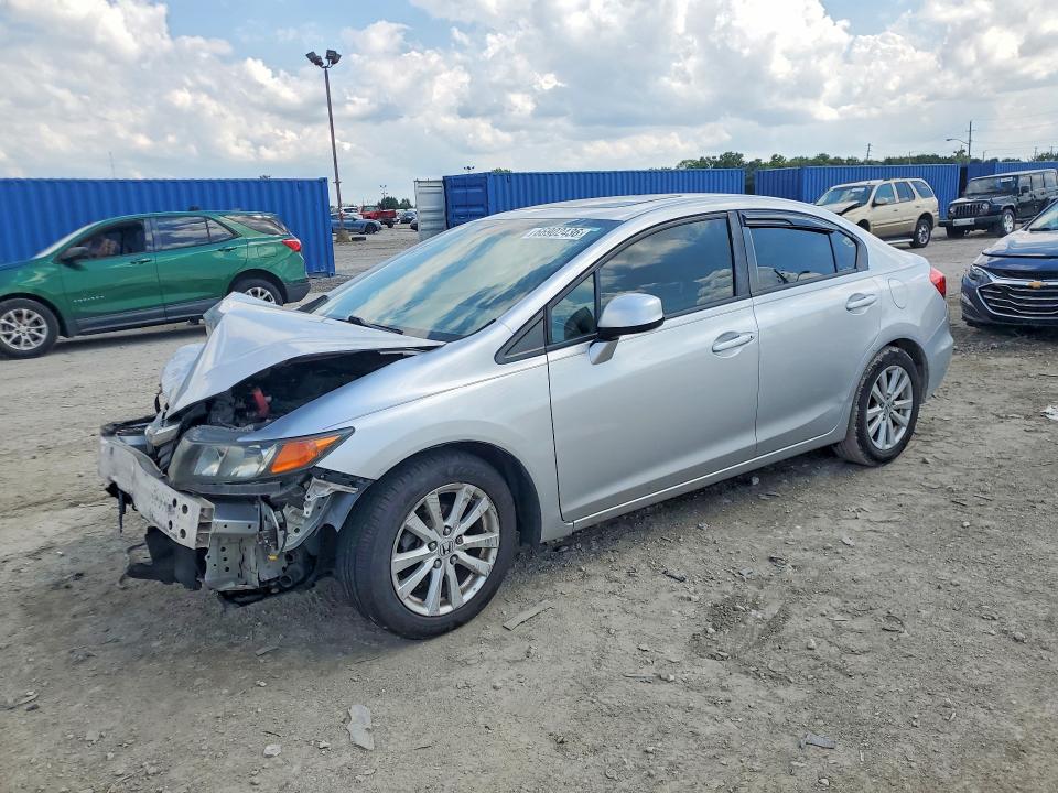 HONDA CIVIC 2012 with VIN 19XFB2F96CE029648 - Photo from auction