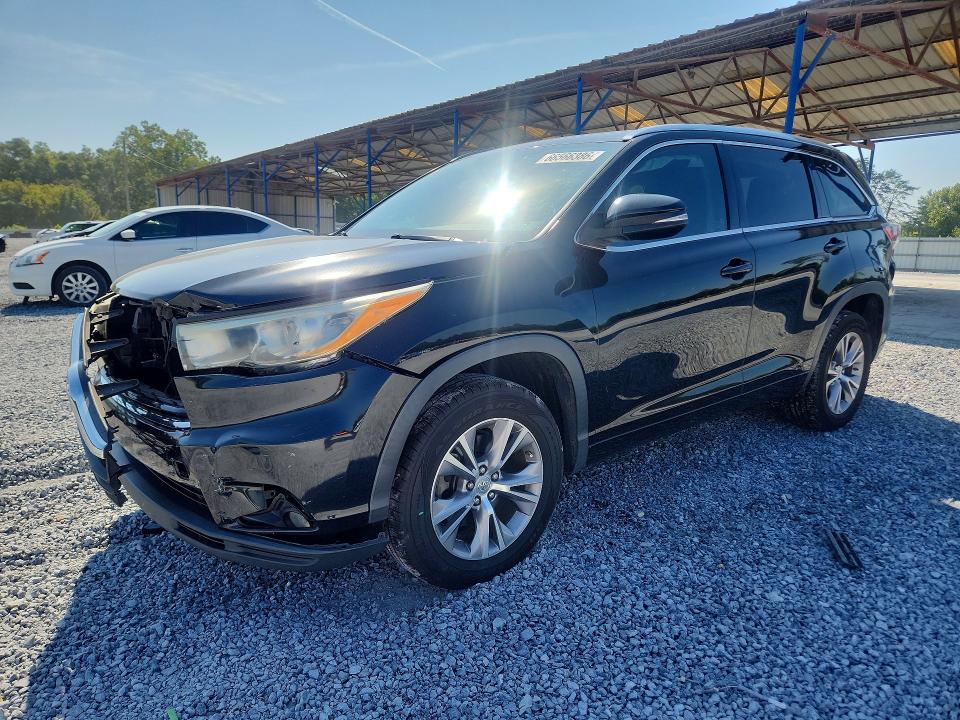 TOYOTA HIGHLANDER 2014 with VIN 5TDKKRFH7ES009867 - Photo from auction