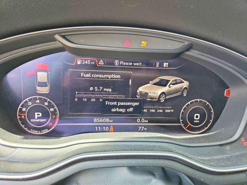 Photo 9 from auction – 2017 AUDI A4 with VIN WAUENAF46HN071688