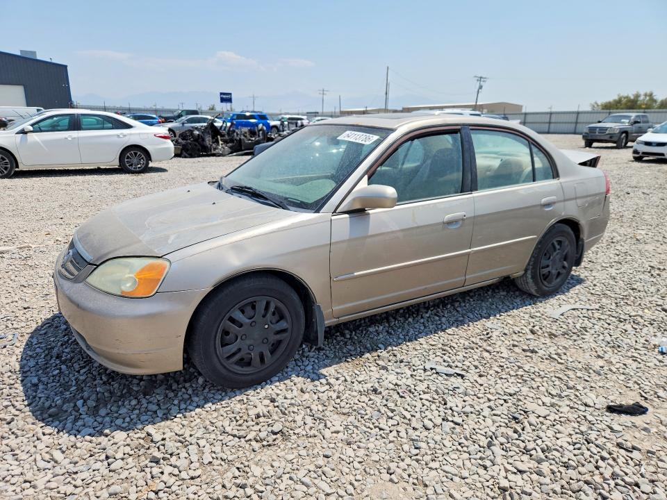 HONDA CIVIC 2002 with VIN 1HGES26732L073706 - Photo from auction
