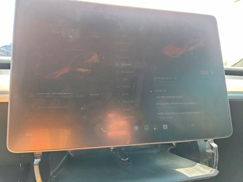 Photo 9 from auction – 2023 TESLA MODEL Y with VIN 7SAYGDEE5PA124884
