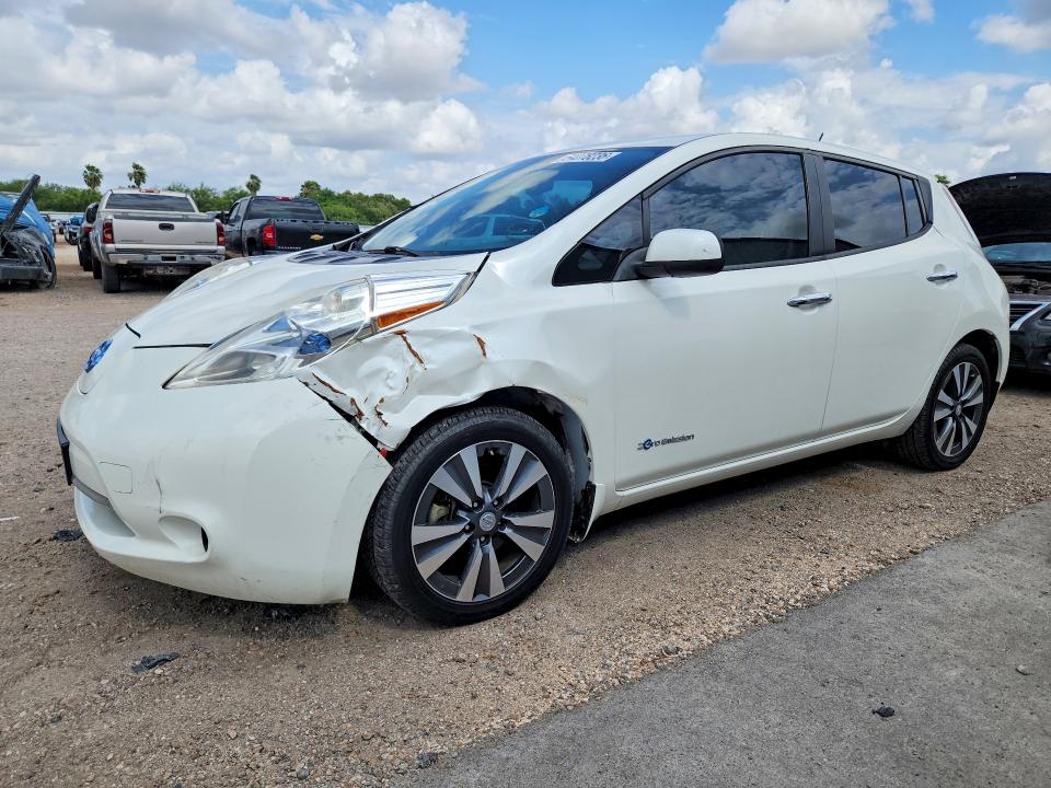 NISSAN LEAF 2015 with VIN 1N4AZ0CP9FC330915 - Photo from auction