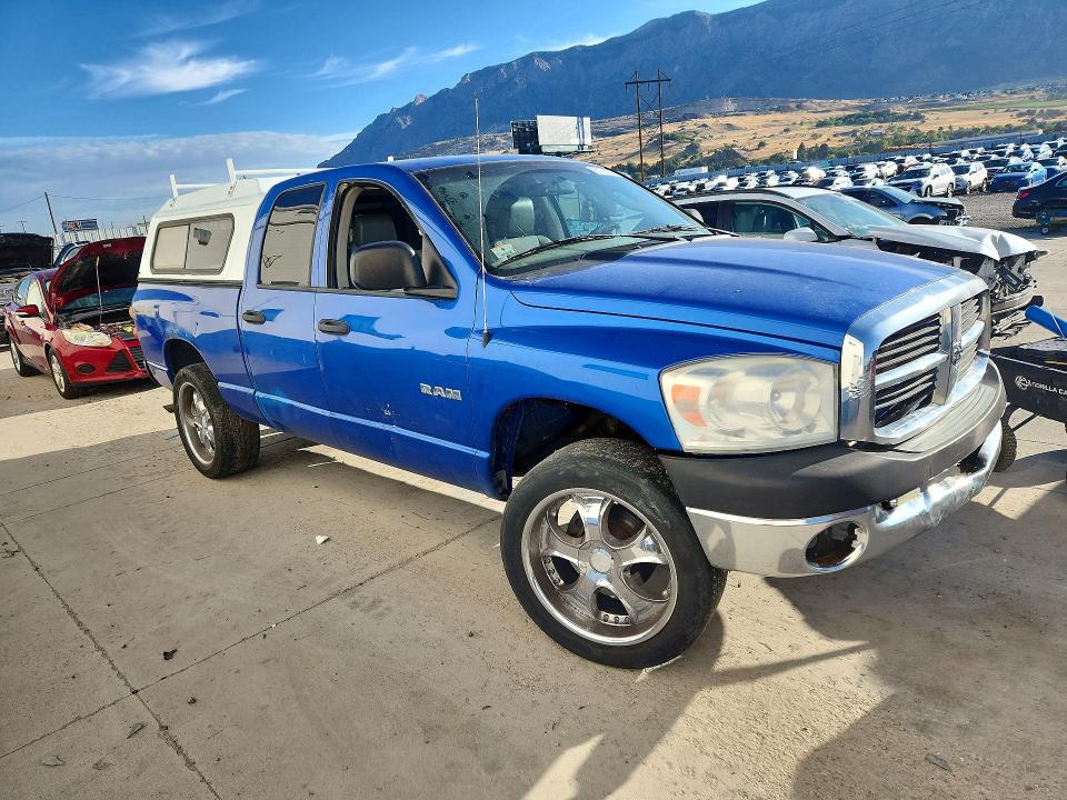 Photo 4 from auction – 2008 DODGE RAM 1500 with VIN 1D7HU18N08S576142