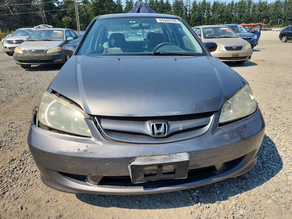 Photo 5 from auction – 2005 HONDA CIVIC with VIN 2HGES16325H501922